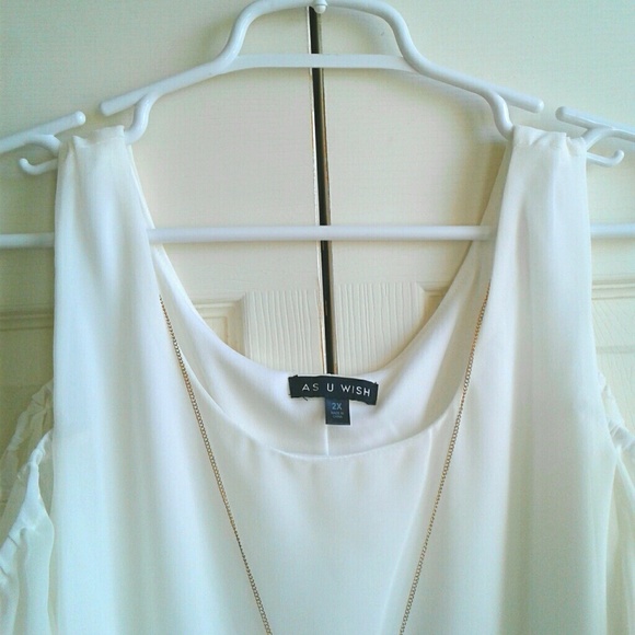 Cold Shoulder Flowy Summer Dress - Picture 3 of 7